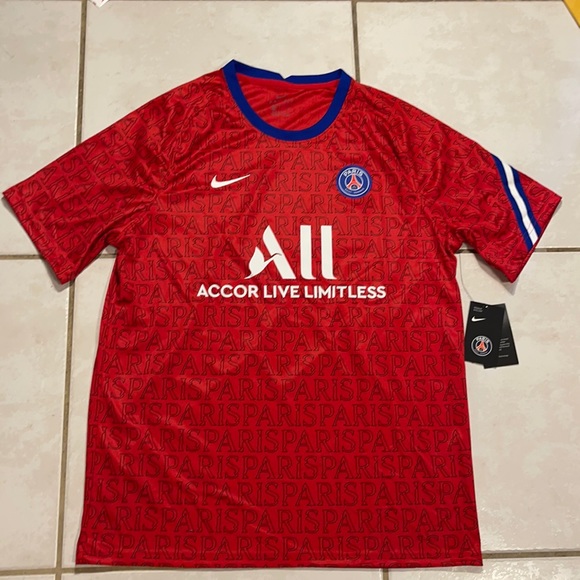 NWT NIKE Paris Saint Germain 2020/2021 Training Jersey Men’s XL - Picture 1 of 8